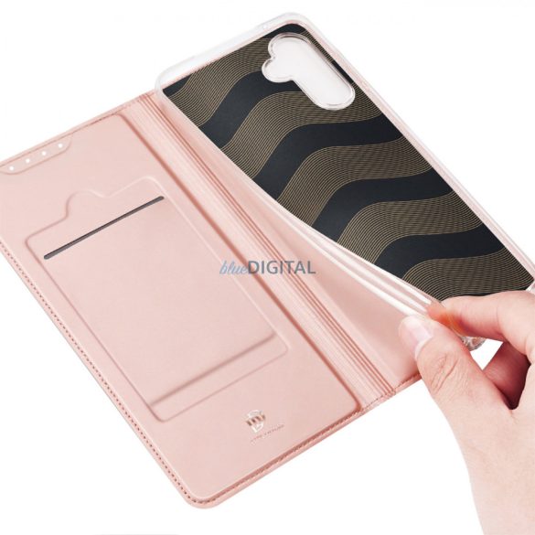 Dux Ducis Skin Pro Case Samsung Galaxy A34 5G Flip kártya pénztárca Stand Pink