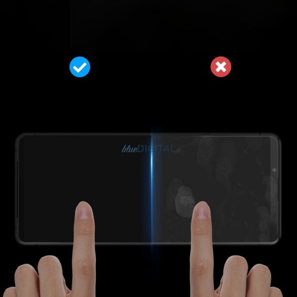 Dux Ducis 10D edzett üveg Sony Xperia 1 V fekete kerettel fólia