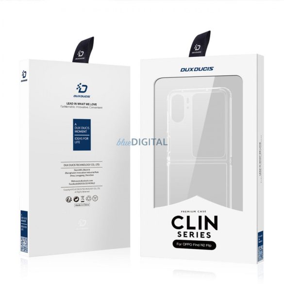 Dux Ducis Clin Case Oppo Find N2 Flip Armor Case átlátszó tok