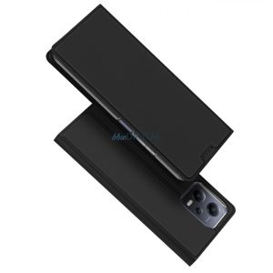 Dux Ducis Skin Pro Case For Xiaomi Redmi Note 12 5G / Poco X5 5G flipes tok pénztárcával és állvánnyal Black