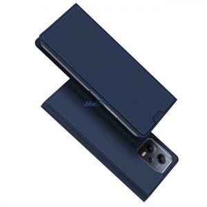 Dux Ducis Skin Pro Case For Xiaomi Redmi Note 12 5G / Poco X5 5G flipes tok pénztárcával és állvánnyal kék