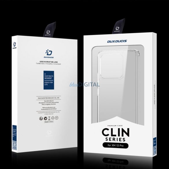 Dux Ducis Clin Case Xiaomi 13 Pro Armor Case hátsó tok átlátszó