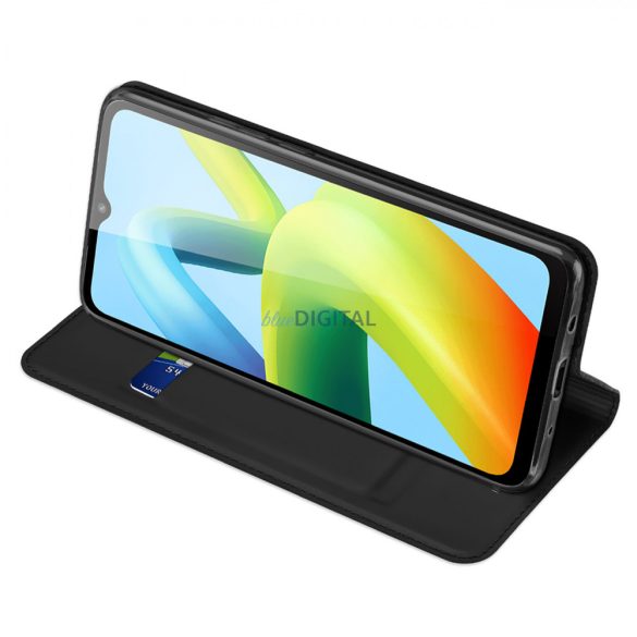 Dux Ducis Skin Pro Case Xiaomi Redmi A1+ Flip Card Wallet Stand fekete