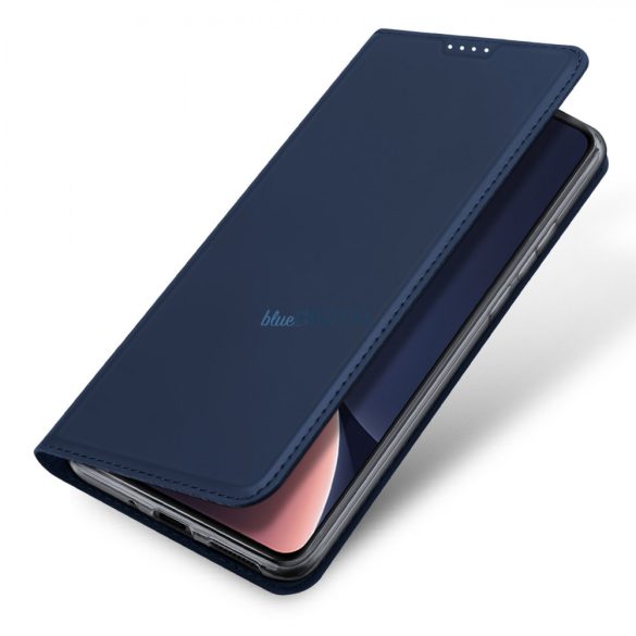 Dux Ducis Skin Pro tok Xiaomi 13 flip tok kártya pénztárca állvány kék