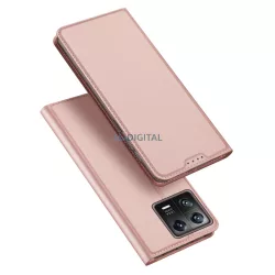   Dux Ducis Skin Pro Case Xiaomi 13 Flip kártya pénztárca Stand Pink