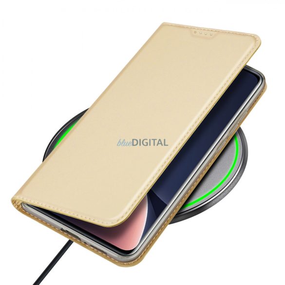 Dux Ducis Skin Pro Case Xiaomi 13 Pro Flip Card Wallet arany állvány