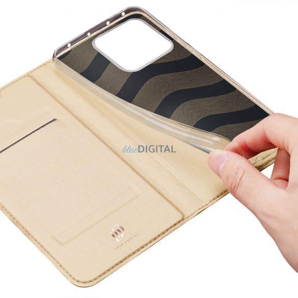 Dux Ducis Skin Pro Case Xiaomi 13 Pro Flip Card Wallet arany állvány