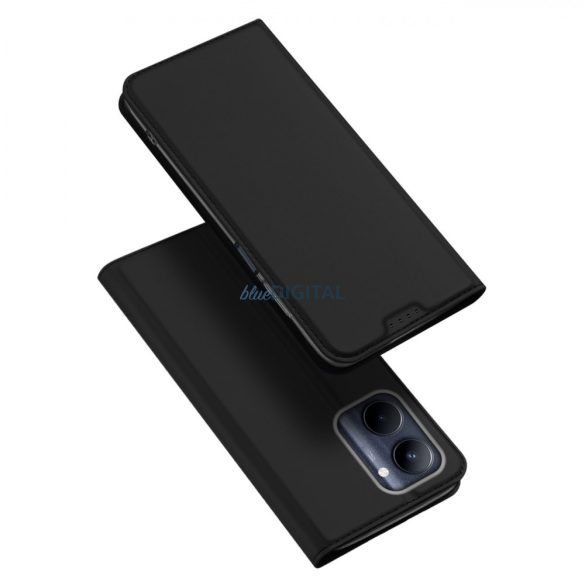 Dux Ducis Skin Pro Case Realme C33 Flip Card Wallet Stand Fekete