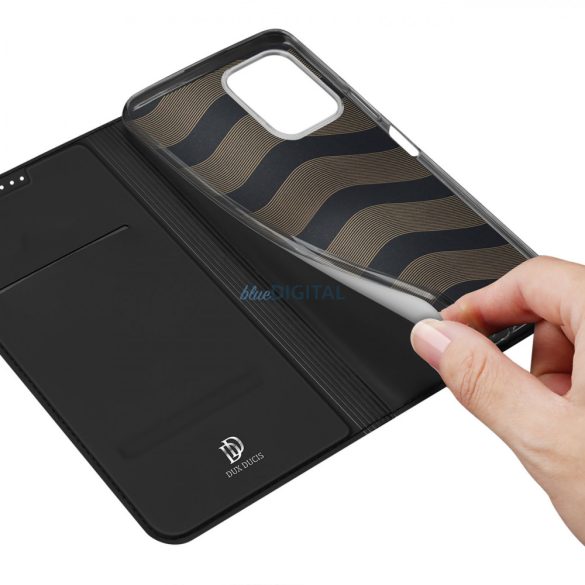 Dux Ducis Skin Pro Case Realme C33 Flip Card Wallet Stand Fekete