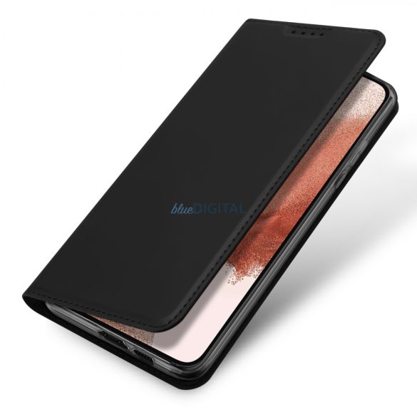 Dux Ducis Skin Pro tok Samsung Galaxy S23 flip tok kártya pénztárca állvány fekete