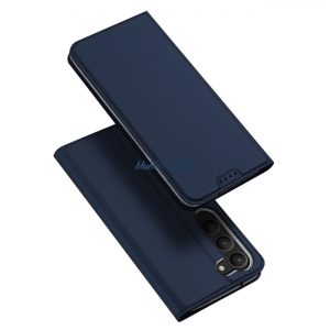 Dux Ducis Skin Pro tok Samsung Galaxy S23 flip cover kártya pénztárca állvány kék