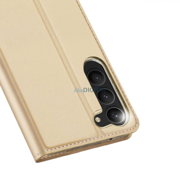 Dux Ducis Skin Pro Case Samsung Galaxy S23+ Flip Card Wallet Stand arany