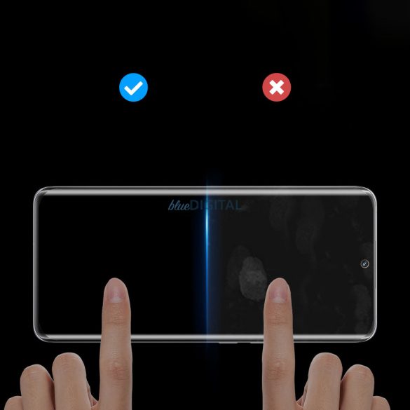 Dux Ducis Görbe teljes képernyő edzett üveg Xiaomi 13 Pro fekete keret