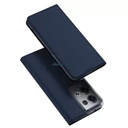   Dux Ducis Skin Pro tok Oppo Reno 8 Pro flip cover kártya pénztárca állvány kék