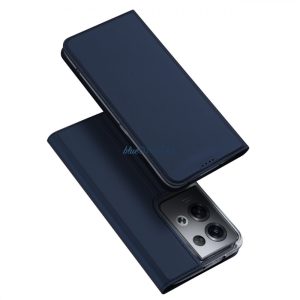 Dux Ducis Skin Pro tok Oppo Reno 8 Pro flip cover kártya pénztárca állvány kék