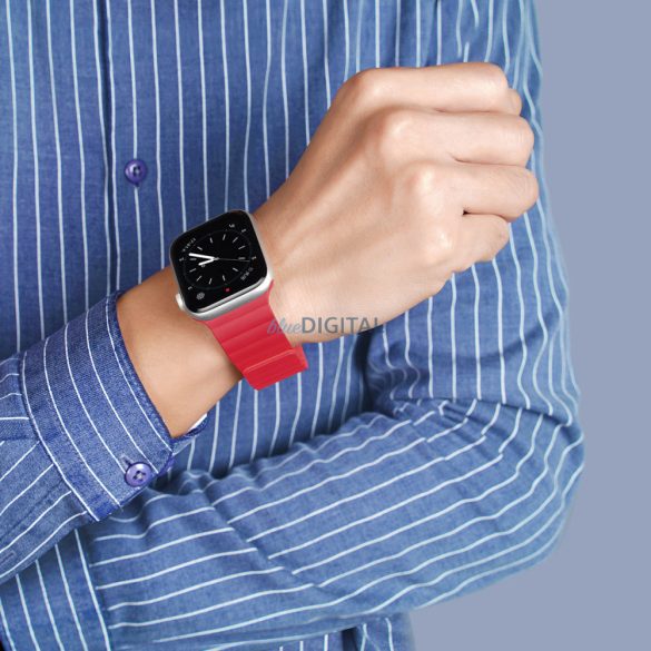 Dux Ducis csereszíj Apple Watch Ultra 49mm piros