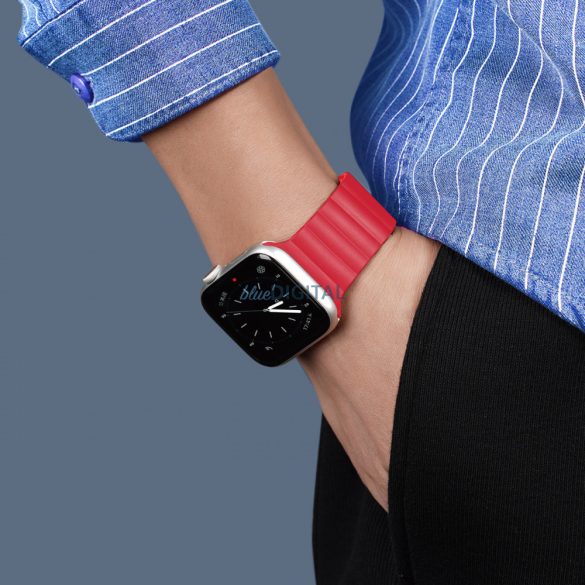Dux Ducis csereszíj Apple Watch Ultra 49mm piros