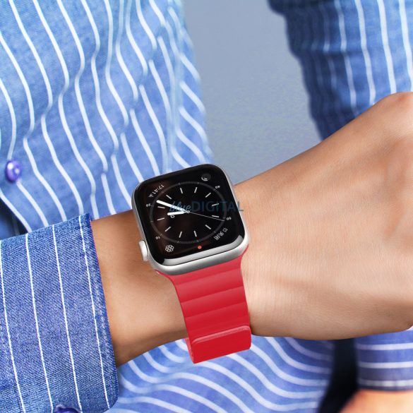 Dux Ducis csereszíj Apple Watch Ultra 49mm piros