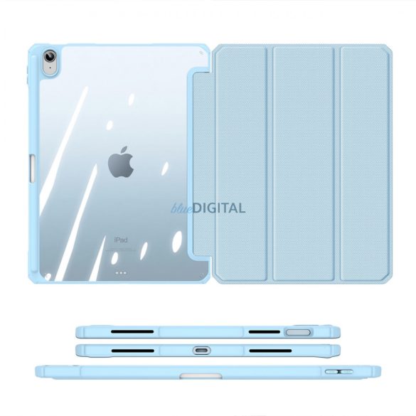Dux Ducis Toby case iPad 10.9 2022 (10 gen.) tok Apple Pencil ceruza  intelligens tok állvány kék