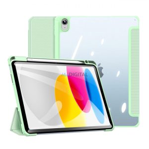 Dux Ducis Toby case iPad 10.9 2022 (10 gen.) tok Apple Pencil ceruza  intelligens tok állvány zöld