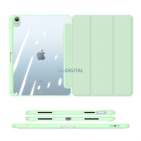 Dux Ducis Toby case iPad 10.9 2022 (10 gen.) tok Apple Pencil ceruza  intelligens tok állvány zöld