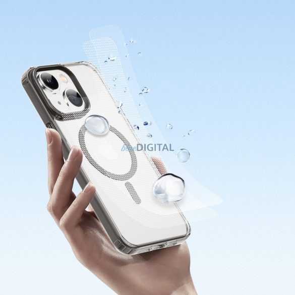 Dux Ducis Clin2 tok iPhone 14 mágneses védőtok MagSafe szürke