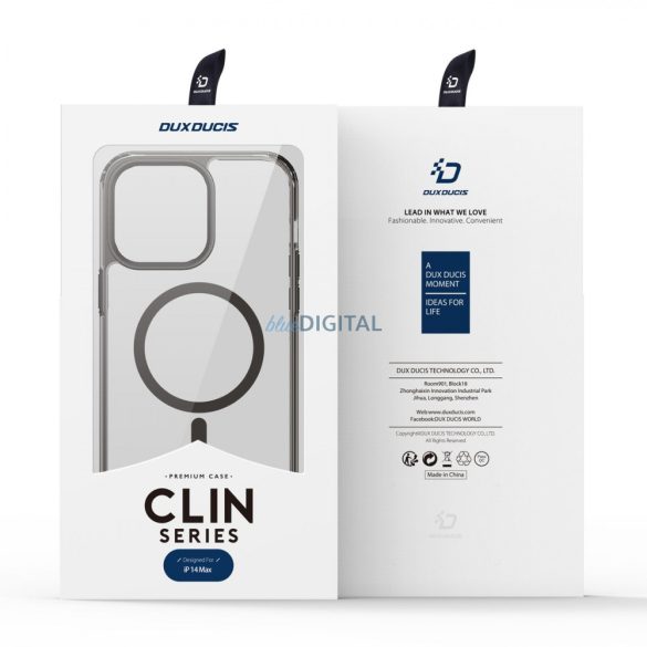 Dux Ducis Clin2 tok iPhone 14 Plus mágneses tok MagSafe szürke