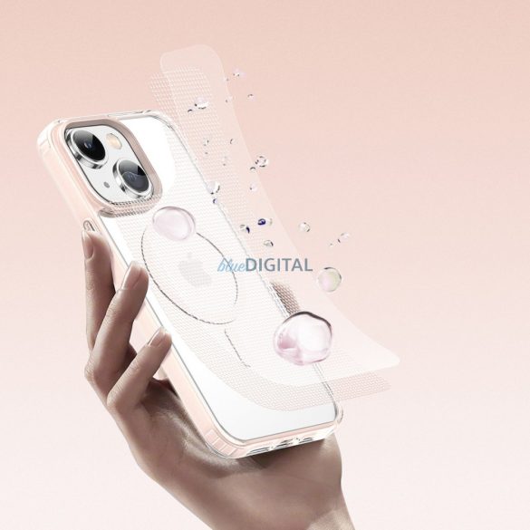 Dux Ducis Clin2 tok iPhone 14 Plus mágneses MagSafe tok rózsaszínű