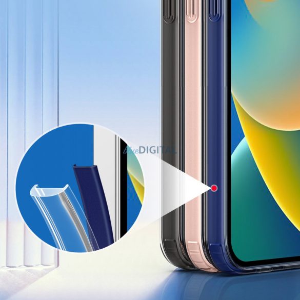 Dux Ducis Clin2 tok iPhone 14 Pro Max mágneses MagSafe tok kék