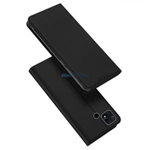 Dux Ducis Skin Pro tok Xiaomi Poco C40 tok flip kártya pénztárca állvány fekete