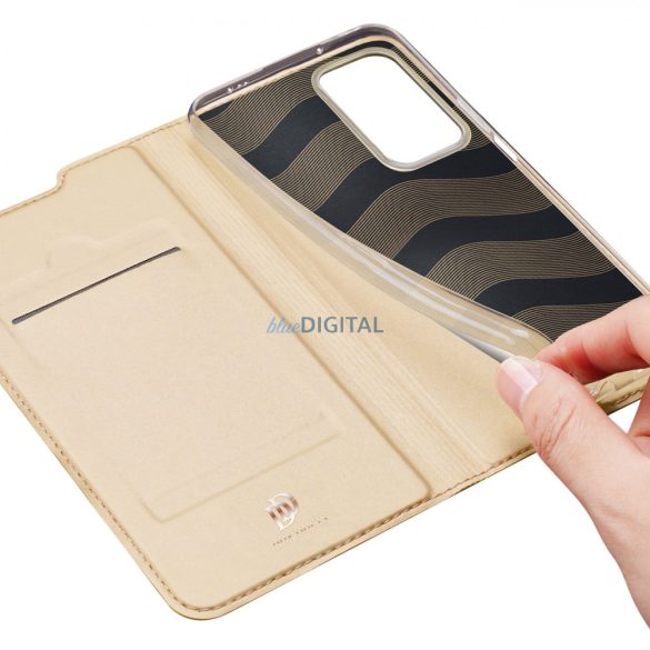 Dux Ducis Skin Pro Holster Cover Flip Cover Flip Cover a Xiaomi Poco F4 5G  arany