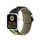 Dux Ducis (Outdoor Version) csereszíj Apple Watch Ultra, SE, 9, 8, 7, 6, 5, 4, 3, 2, 1 (49, 45, 44, 42 mm) Fekete/zöld