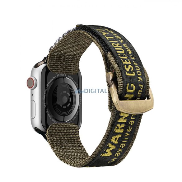 Dux Ducis (Outdoor Version) csereszíj Apple Watch Ultra, SE, 9, 8, 7, 6, 5, 4, 3, 2, 1 (49, 45, 44, 42 mm) sárga