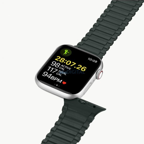 Dux Ducis (Armor Version) csereszíj Apple Watch SE, 9, 8, 7, 6, 5, 4, 3, 2, 1 (41, 40, 38 mm) zöld