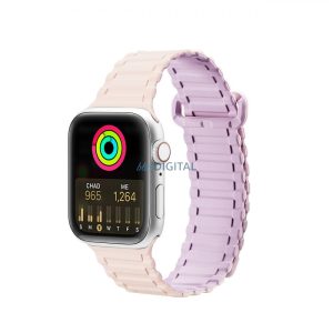 Dux Ducis (Armor Version) csereszíj Apple Watch Ultra, SE, 9, 8, 7, 6, 5, 4, 3, 2, 1 (49, 45, 44, 42 mm) rózsaszín