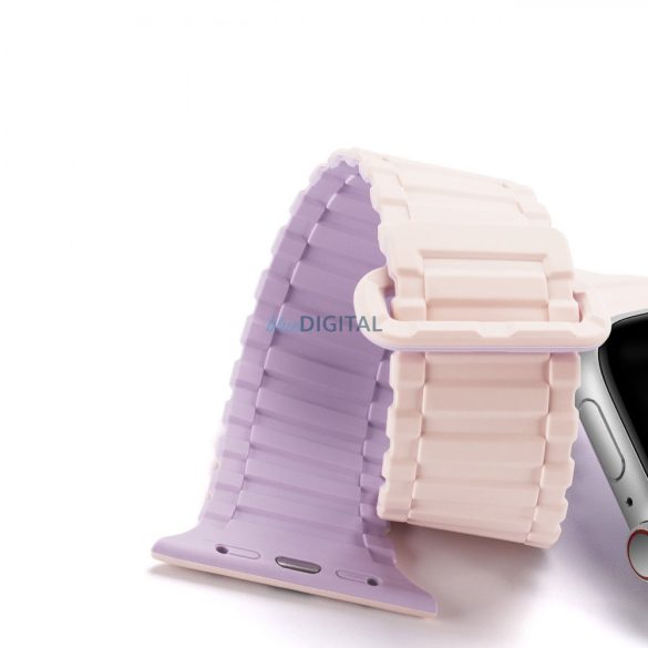 Dux Ducis (Armor Version) csereszíj Apple Watch Ultra, SE, 9, 8, 7, 6, 5, 4, 3, 2, 1 (49, 45, 44, 42 mm) rózsaszín