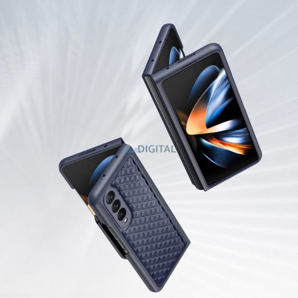 Dux Ducis Venice tok Samsung Galaxy Z Fold 4 bőr tok kék