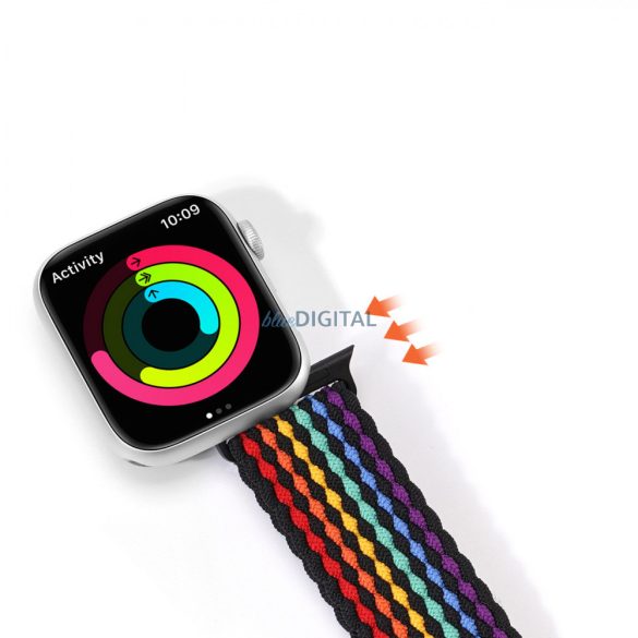 Dux Ducis (Mixture II Version) csereszíj Apple Watch SE, 9, 8, 7, 6, 5, 4, 3, 2, 1 (41, 40, 38 mm) színes