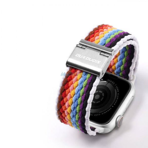Dux Ducis (Mixture II Version) csereszíj Apple Watch SE, 9, 8, 7, 6, 5, 4, 3, 2, 1 (41, 40, 38 mm) színes