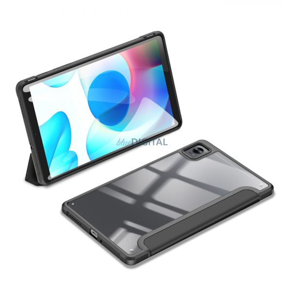 Dux Ducis Toby páncélozott Flip Smart Case for Realme Pad Mini tolltartóval Fekete