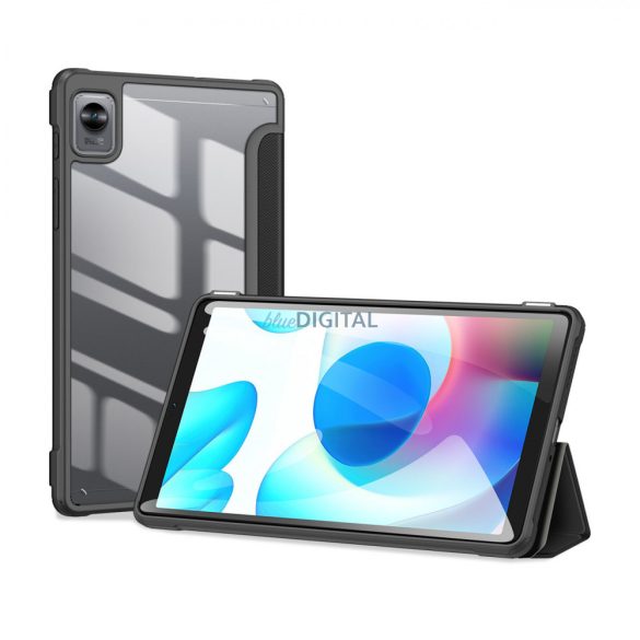 Dux Ducis Toby páncélozott Flip Smart Case for Realme Pad Mini tolltartóval Fekete