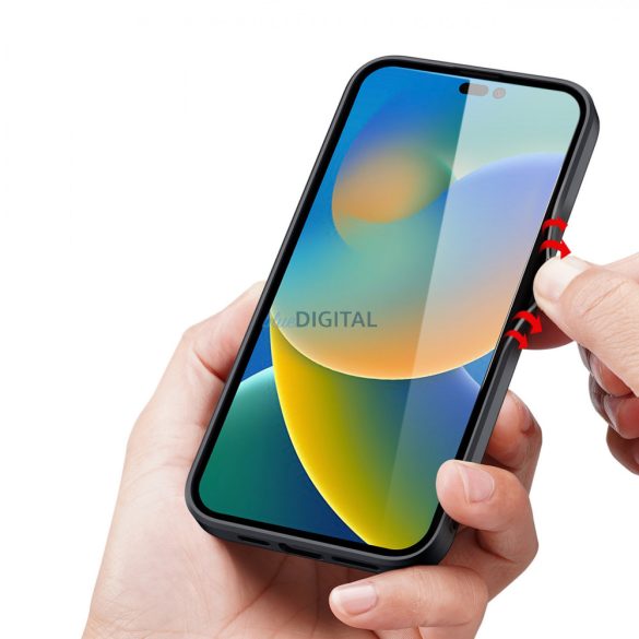 Dux Ducis Fino tok iPhone 14 Pro kék nejlon