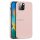 Dux Ducis Grit bőr tok iPhone 14 Elegáns műbőr borítás (MagSafe kompatibilis) Rózsaszín