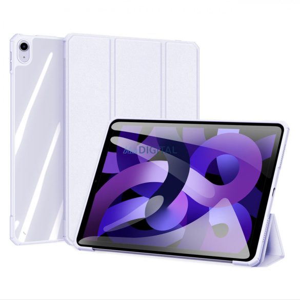 Dux Ducis Copa tok iPad Pro 12.9 '' 2021/2020/2018 intelligens tok állvánnyal lila színben