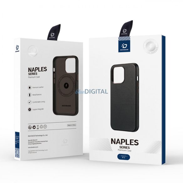 Dux Ducis Naples MagSafe tok iPhone 13 Pro Max MagSafe Sötétbarna