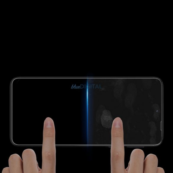 Dux Ducis 10D edzett üveg 9H teljes képernyő edzett üveg kerettel Motorola Moto E32 fekete (tokbarát)