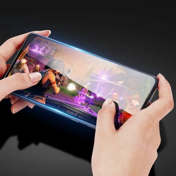 Dux Ducis 9H edzett üveg fekete szegéllyel Samsung Galaxy A73