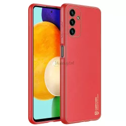   Dux Ducis Yolo Elegáns tok ökológiai bőrből készült Samsung Galaxy A13 5G Red