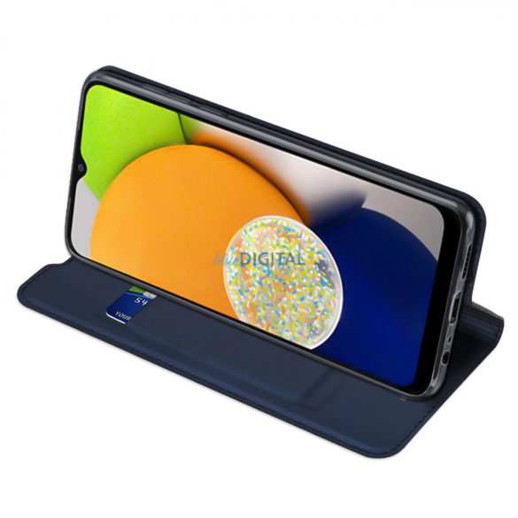 Dux Ducis Skin Pro Holster Cover Samsung Galaxy A03 kék