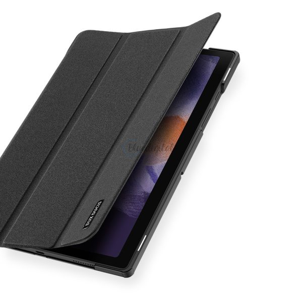 Dux Ducis Domo összehajtható telefontok tablet tok smart alvási funkcióval, Samsung Galaxy Tab A8 10.5  2021 fekete